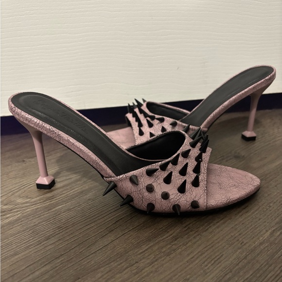 Dolls Kill Shoes - Dolls Kill / Sugar Thrillz Lovestruck Edge Peep Toe Heels